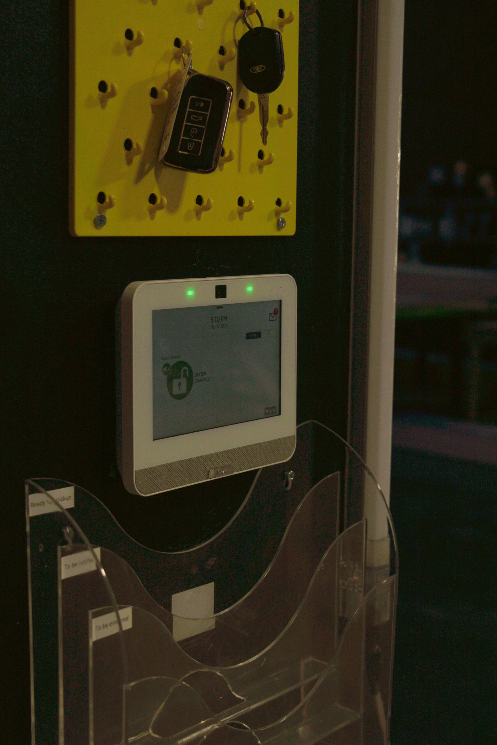 Commercial security control panel