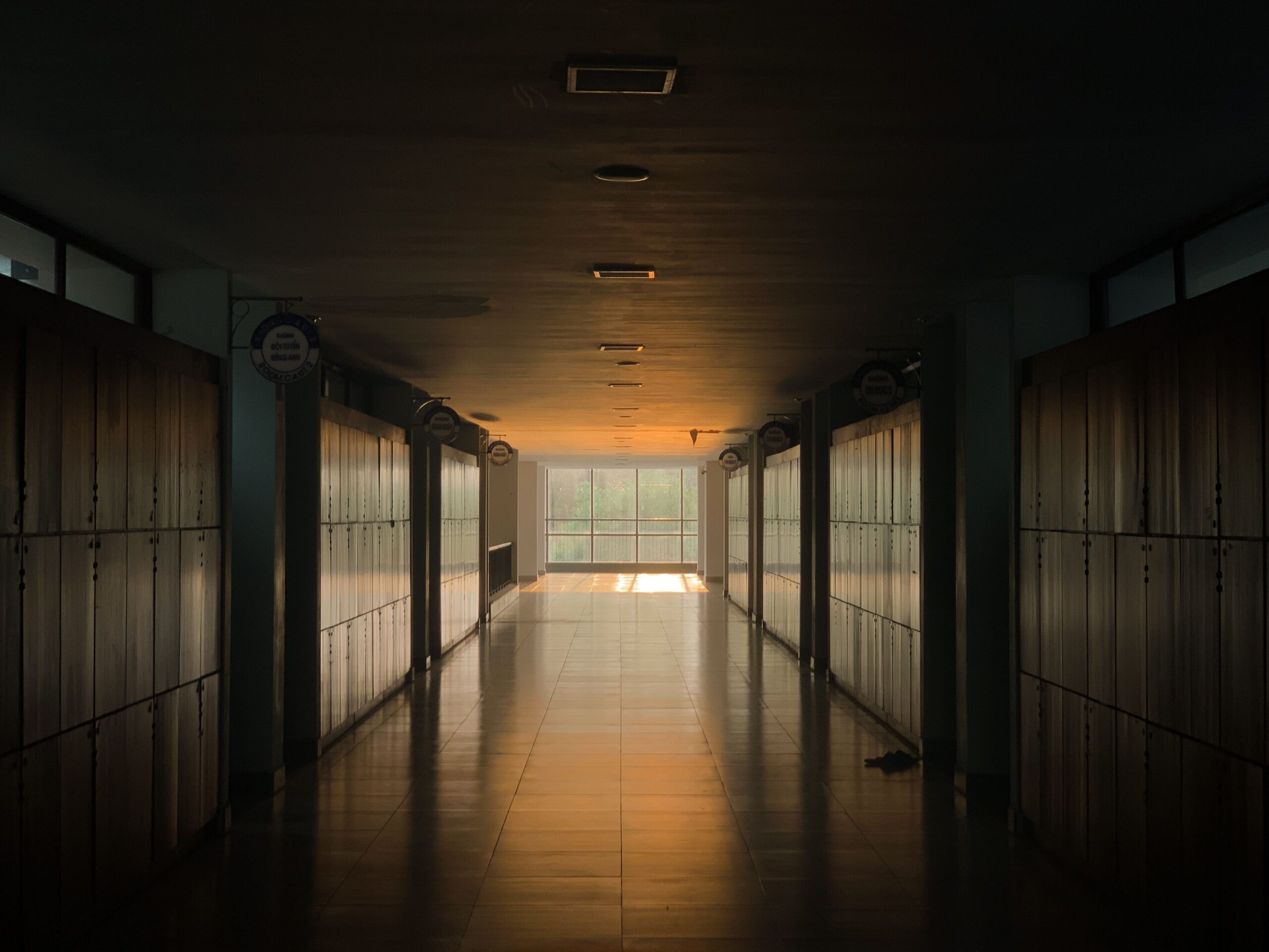 School hallway