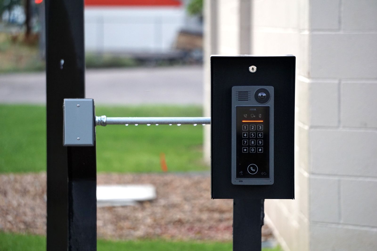 Video-enabled entry panel at branch access point